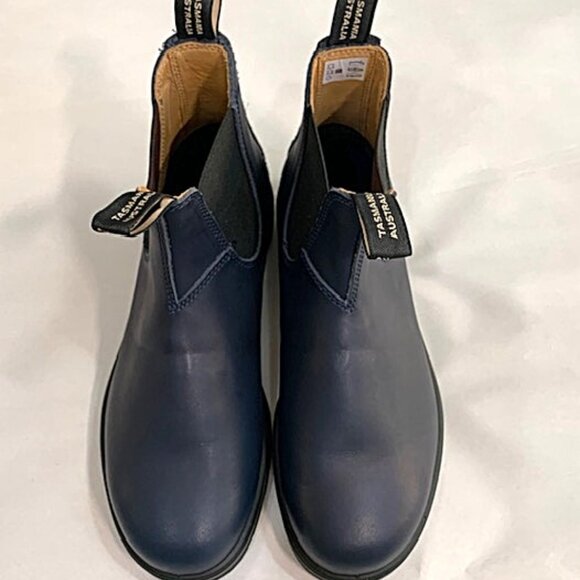 Blundstone 2246 Chelsea Boots - Leather, Men US Size 10.5 **Navy Color main image 7